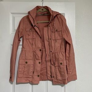 Market & Spruce Pink Anorak Jacket - Small